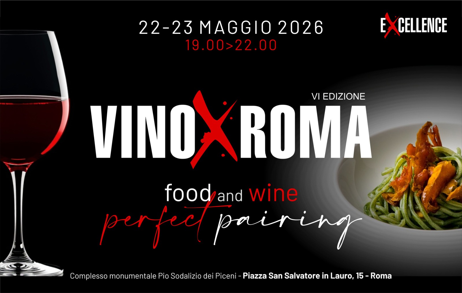 VinoXRoma Perfect Pairing – VI edizione